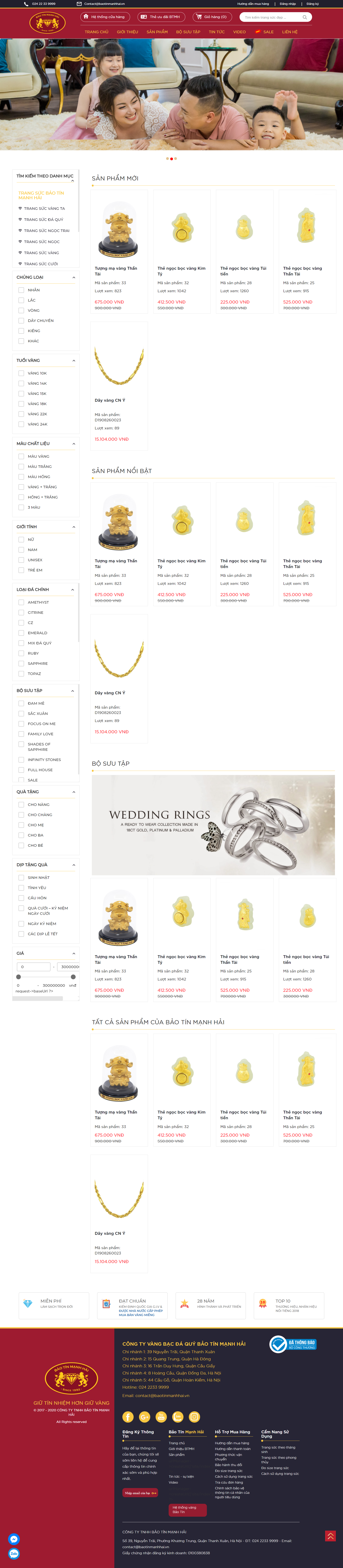 Thiết kế Web trang vàng baotinmanhhai.vn